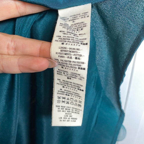 Free People | Spirulina Sequin Cocktail Dress - low back with waist tie - Size 8 - Picture 12 of 12